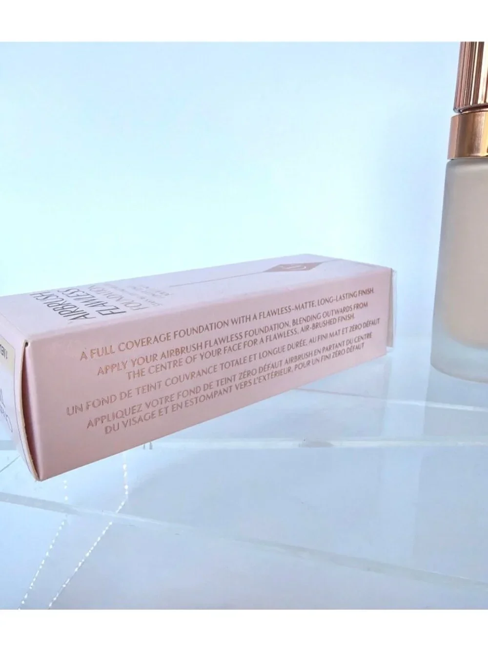 Charlotte Tilbury 4 Neutral Airbrush All Day Flawless Foundation 10 fl. oz
